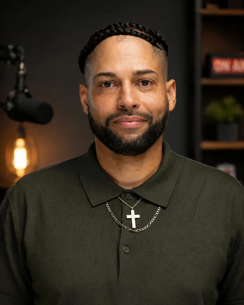 DeAndre Woodson, host of Double Down Podcast and founder face of DVN Consultations